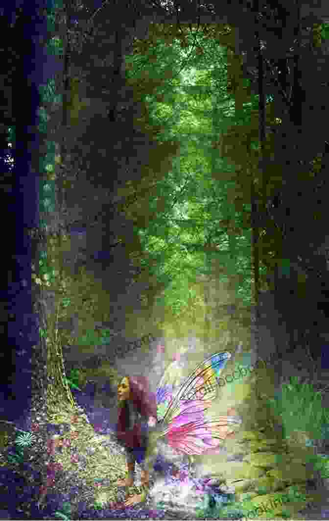 A Beautiful Illustration Of A Fairy Flying Through A Forest With Vibrant Colors And Intricate Details Emerald The Mermaid: Cute Fairy Tale Bedtime Story For Kids (Sunshine Reading 4)