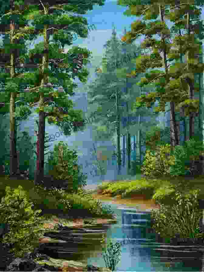 A Beautiful Landscape Painting Of A Forest CREATING YOUR OWN MASTERPIECES IN OIL: A FOOLPROOF STEP BY STEP METHOD FOR PAINTING LANDSCAPES FOR BEGINNERS