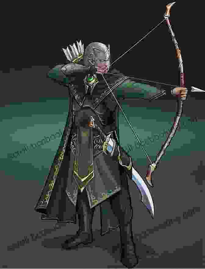 A Drawing Of An Elf Archer With A Bow And Arrow. I Can Draw Fantasy Art: Step By Step Techniques Characters And Effects