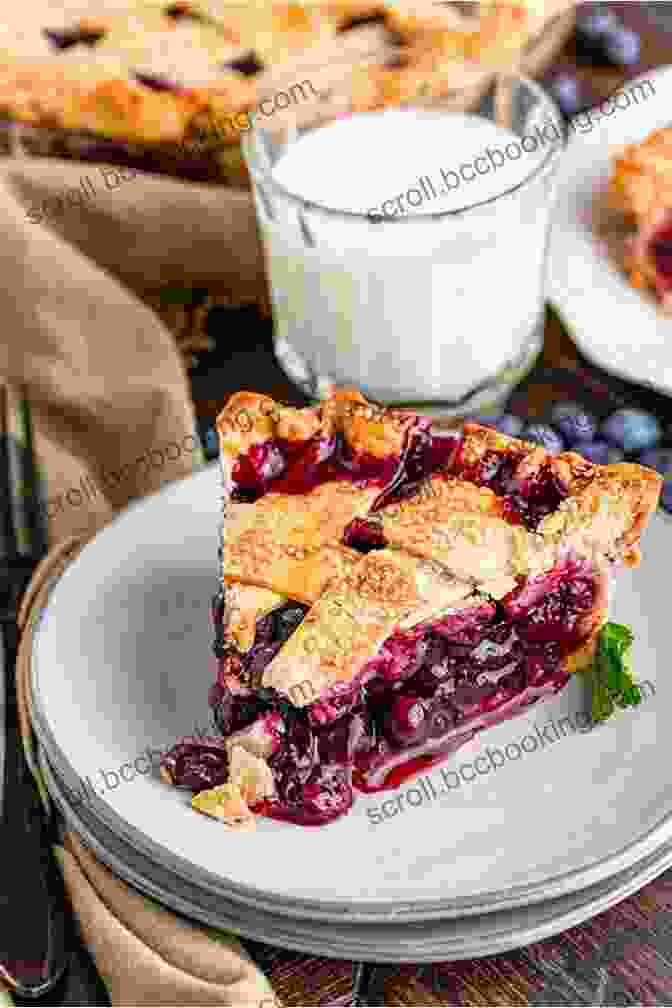 A Golden Brown Pie With A Flaky Crust And Lattice Top, Filled With A Vibrant Blueberry Filling The On Pie: Everything You Need To Know To Bake Perfect Pies