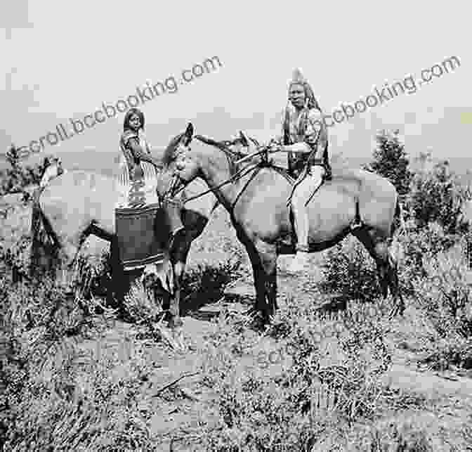 A Group Of Native American Warriors On Horseback, Embodying The Resilience And Resistance Of Indigenous Communities On The Frontier. The Frontier In American History