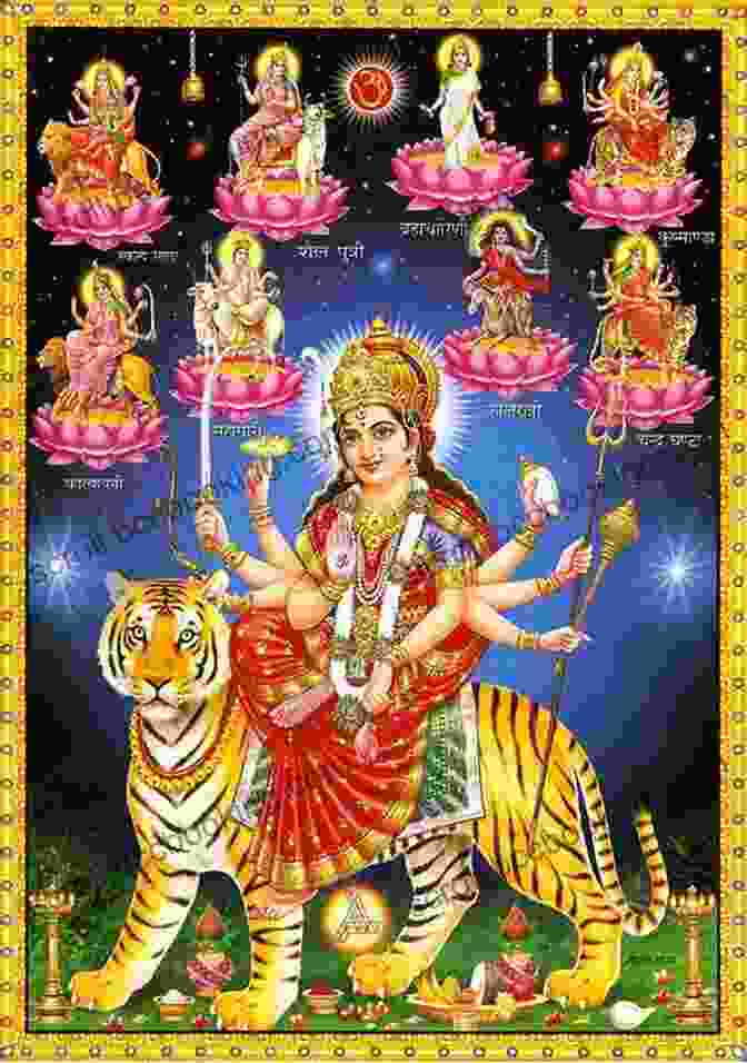 A Woman Reading Nava Durga: The Nine Forms Of The Goddess Nava Durga: The Nine Forms Of The Goddess