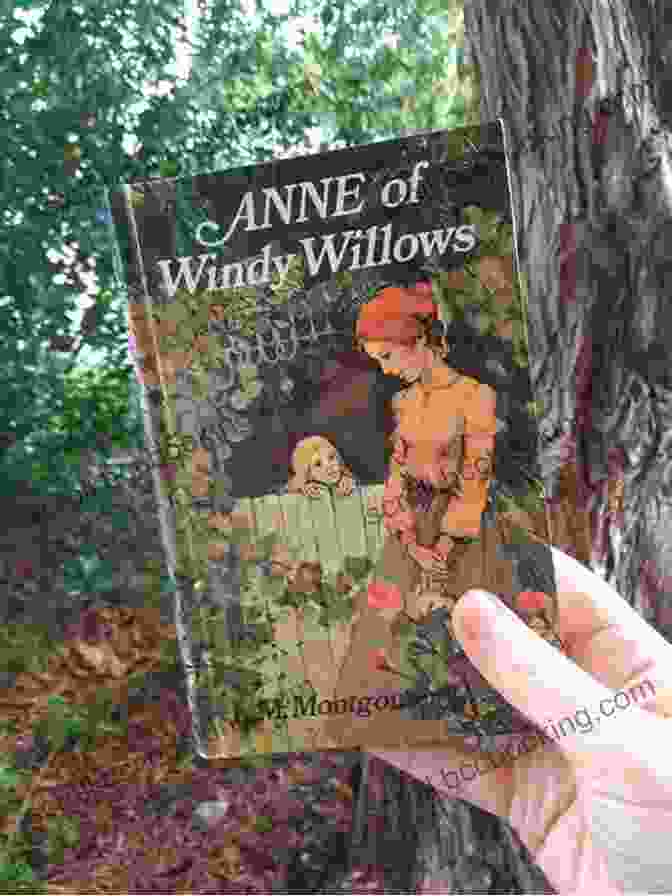 Anne Of Windy Willows Book Cover, Featuring A Young Anne Shirley Looking Out A Window With A Dreamy Expression. Anne Of Windy Willows (Anne Of Green Gables 4)