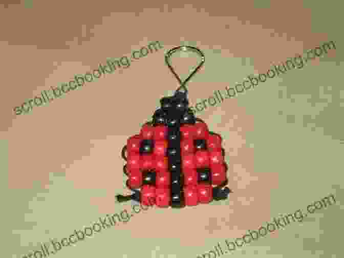Charming Beading Pattern For A Playful Ladybug Design Brick Stitch Patterns Seed Bead Earrings Drops 24 Projects: Beading Patterns Flowers Roses Christmas Bird Reindeer Poppy Ladybugs Crocuses And More (Brick Stitch Earrings Patterns 6)