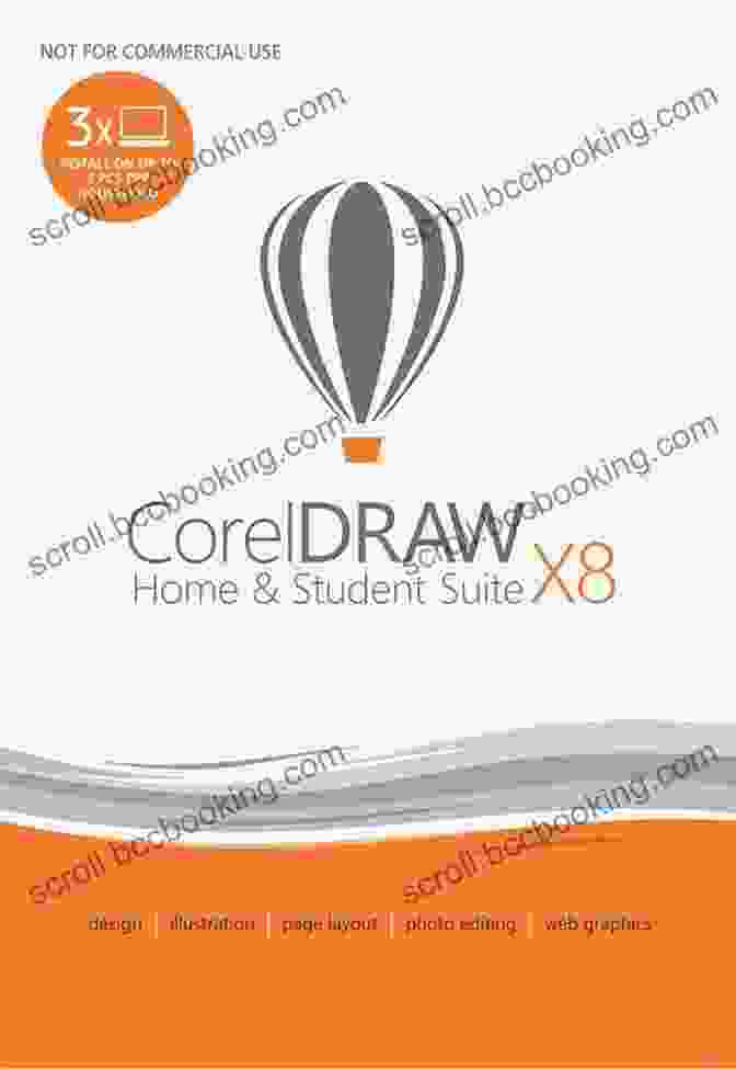 Coreldraw 2024 Home And Student Suite X8 Training With Many Exercises Book Cover CorelDRAW 2024 Home And Student Suite X8 Training With Many Exercises