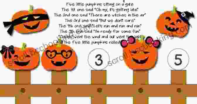 Five Little Pumpkins Sitting On A Fence On Sesame Street Five Little Pumpkins On Sesame Street: A Halloween Storybook Treat With Elmo Cookie Monster And Friends (Sesame Street Scribbles)