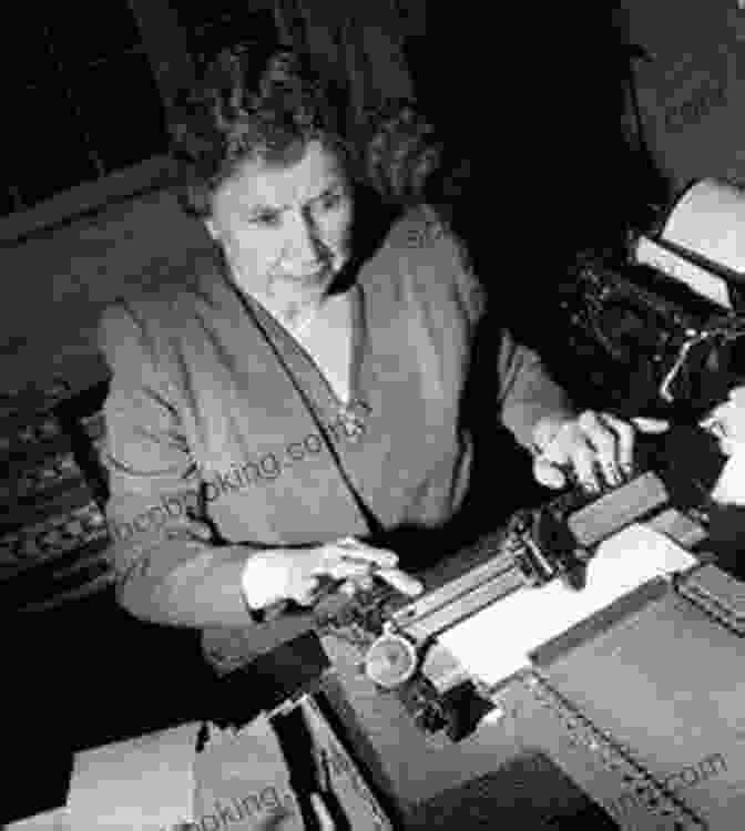Helen Keller Portrait With A Typewriter And Braille Machine The Story Of My Life (Annotated)