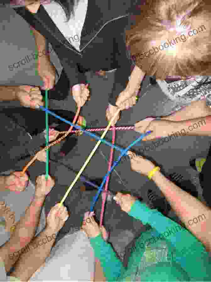 Kids Playing Human Knot, A Fun Team Building Activity That Fosters Collaboration And Problem Solving Really Fun Team Building Activities For Kids