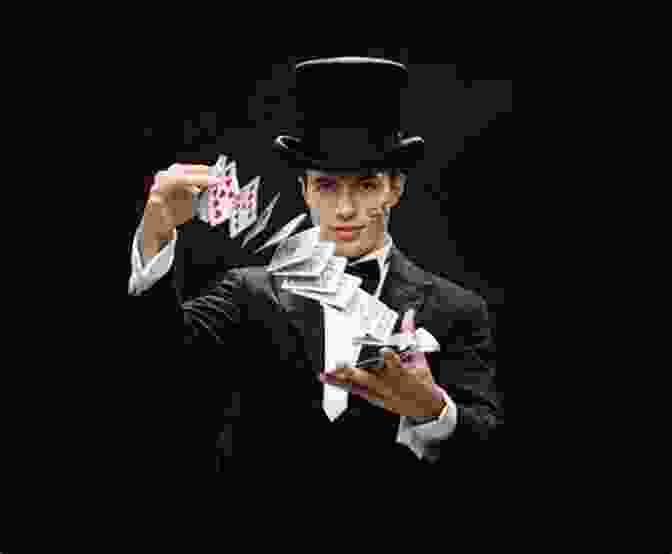 Magician Performing A Card Trick, Leaving The Audience In Awe Card Tricks For Beginners (Dover Magic Books)