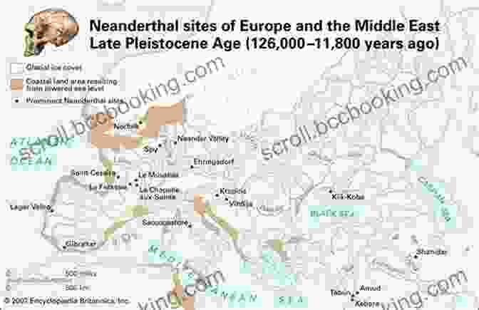 Map Showing The Extent Of Neanderthal And Modern Human Territories The Death Of A Neanderthal (A History Lesson)