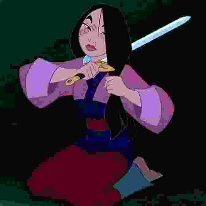 Mulan Standing Tall With A Determined Expression, Her Sword Drawn Mulan Live Action Original Novel (Disney Mulan)