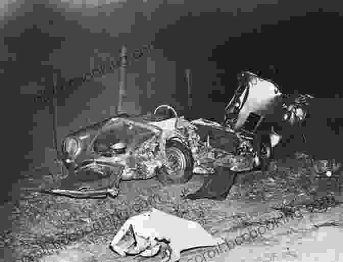 Photograph Of The Crash Site Where James Dean's Porsche Spyder Collided With Another Vehicle, Resulting In His Tragic Death James Dean: The Biography Val Holley