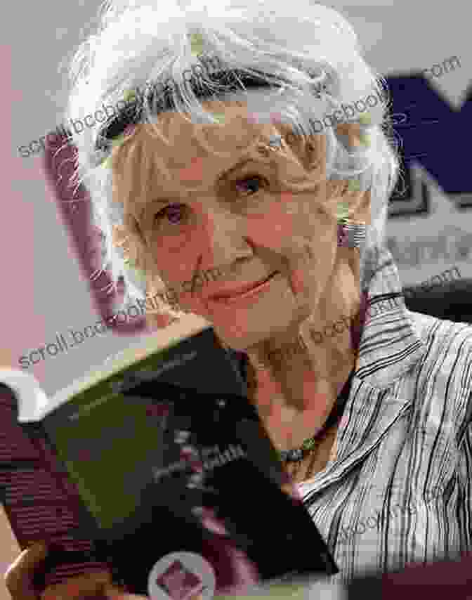 Portrait Of Alice Munro, A Renowned Canadian Author With A Warm Smile And Piercing Gaze Alice Munro (Early Canadian Poetry Criticism Biography)