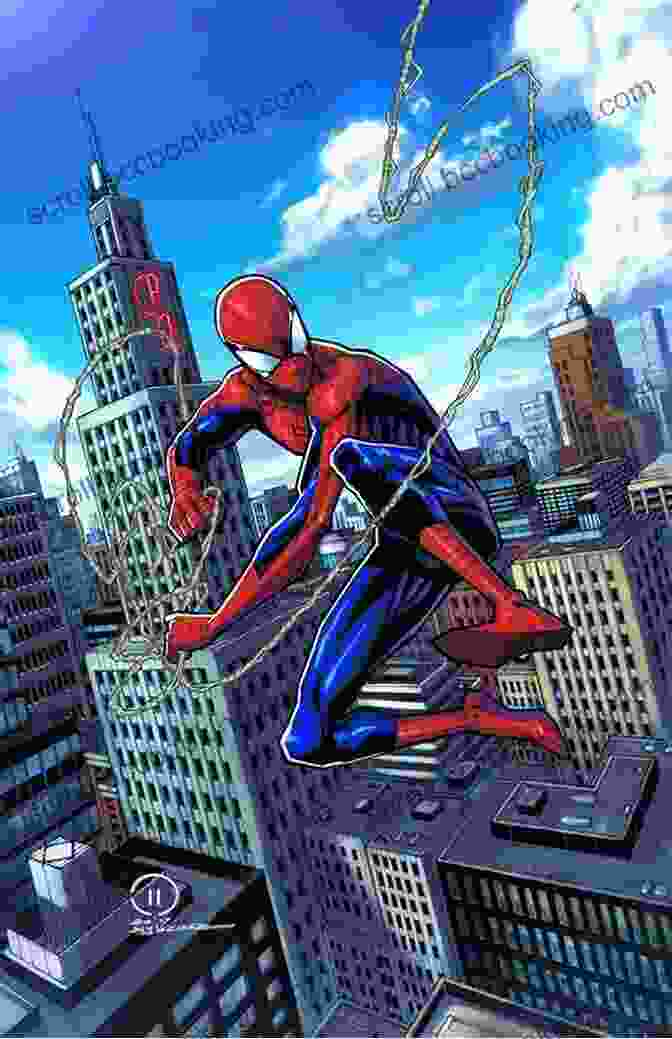 Spider Man Swinging Through The Cityscape, Vibrant Colors And Dynamic Action Spider Man: New Ways To Live (Amazing Spider Man (1999 2024))