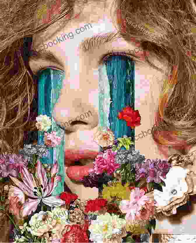 Surreal Collage Depicting A Woman's Face Emerging From A Flower PLANET WOMAN (Guisp Collages) Guido Sperandio