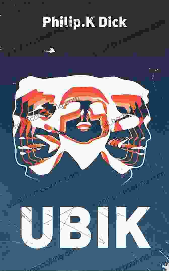 Ubik Book Cover, Showcasing A Blue Background With A Large Eye In The Center And Text In Bold, Metallic Letters. Ubik Philip K Dick
