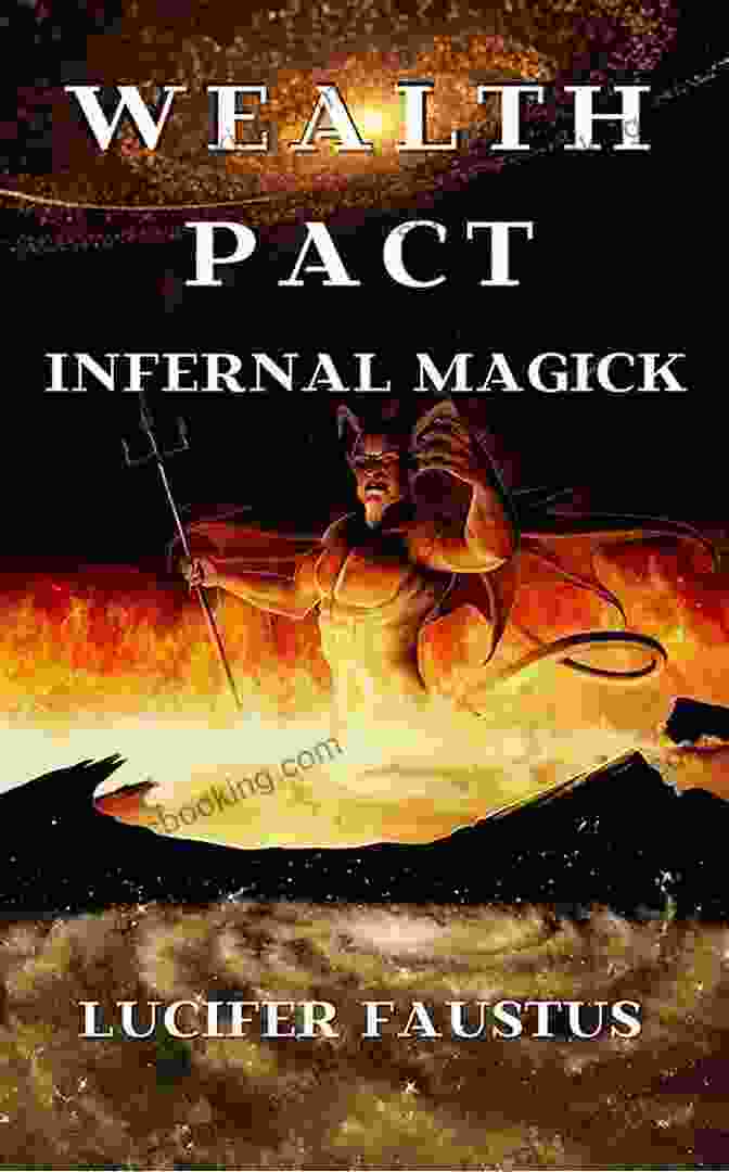 Wealth Pact Infernal Magick Book Cover: A Mysterious Grimoire With Intricate Symbols And A Glowing Aura, Unlocking The Secrets Of Infernal Magick For Wealth And Abundance. Wealth Pact: Infernal Magick Gary Leland